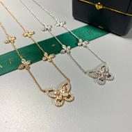 ((Top Version) Multiple Butterfly Necklace Female Girlfriends Sisters Same Gift