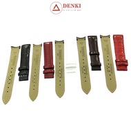 18mm curved leather women's watch strap for Tissot Couturier T watch035210 207 1853