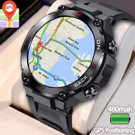 LIGE GPS New Smart Watch Men Outdoor Sports Fitness Bracelet Blood Pressure Clock IP68 Waterproof Smartwatch For Android IOS + Box