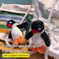 Pingu Plush Toy Stuffed Animal Hang Rope Pingu Doll Pendant Kids Toy Funny Cartoon Penguin Gift