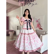 BLT Brand Pink Long Dress Size.L Hanging Sign