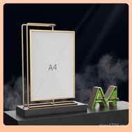 Photo Frame Rotatable Wedding◌Large Size A4 Double-Sided Registered Metal Wedding Photo Family Portr
