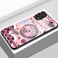 Case For OPPO Reno 4 4G 4 5G 3 Pro 5G Phone Heart Butterfly Music Glass Shell Shockproof