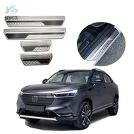 For Honda HR-V HRV Vezel 2022 Accessories Door Sill Scuff Plate Cover Trim Exterior Decoration Cover Trim Car Styling