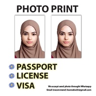 Passport License Visa Photos Printing/Percetakan Gambar Passport Lesen Visa/护照执照Visa照片打印服务