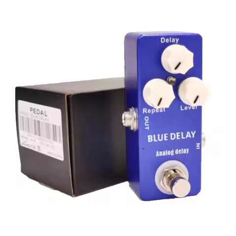 Mosky Deep Blue Delay Mini Guitar Effect Pedal True Bypass Guitar Parts & Accessories Delay Effect P