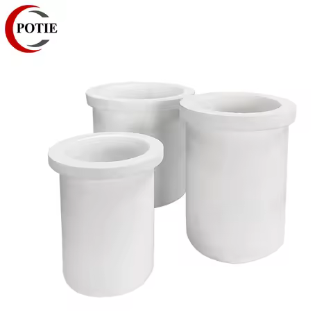 1-4KG Ceramic Shield Gold Melting Cup /Foundry Crucible For Induction Furnace Quartz Coat Metal Cast