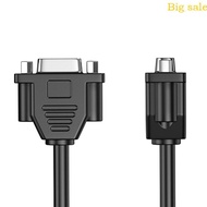 Mar VGA 15Hole Female Cable 30cm for Connecting PC to HDTV or Projectors 11 81in