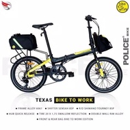 Sepeda Folding Lipat Police Texas Bike To Work B2W X Exotic 20 Et 2026