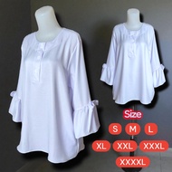 Clachella Top PatternedWanita Ribbon SleevePOLOS, Blouse B1B8577