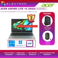 Acer Aspire Lite 15 AL15-31P-P9YD 15.6'' FHD Steel Grey( N6000, 8GB, 512GB SSD, Intel, W11, HS+M365)