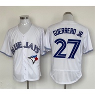 Fast ShippingToronto Blue Jays Toronto Blue Jays Baseball Uniform No. 27 Guerrerd jr Jersey Embroide