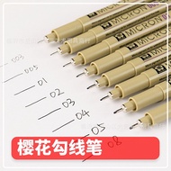 Japan Japan Sakura Sakura Syringe Pen Hook Line Pen Comic Design Sketch Pen Line Drawing Art Drawing