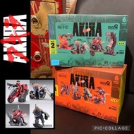 全新4盒 AKIRA 亞基拉 盒蛋 盲盒 part 2&4 海洋堂 medicom 鉄雄 金田 搪膠 我英  進擊的巨人  膽大黨