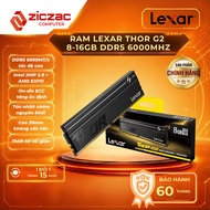 Lexar THOR G2 Ram 8GB 16GB DDR5 6000MHz CL38 Black (LD5U08G60C380V-RGS)