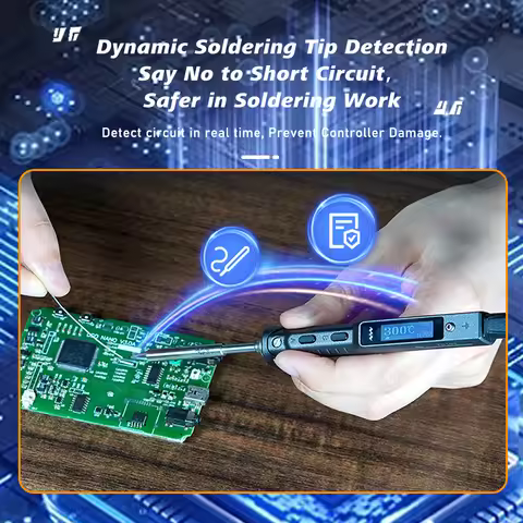 Original TS101 Soldering Iron Electric 90W Temperature Adjustable Programming TS100 Soldering Iron N