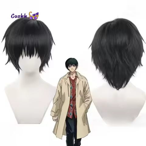 In Stock Cosplay Yoichi Nagumo Wig Anime Sakamoto Days Black Short Hair Assassin Taro Sakamoto Hallo