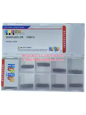 HOOGUU Original Groove Insert MGMN200/250/300/400/500-DR/G/M/T-2 HG610/630/920 CNC Metal Cutting Too