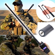 SMA Male CS Foldable Tactical Antenna 144/430MHz Dual Band VHF/UHF Signal Boost Compatible with YAESU ICOM TYT Radio