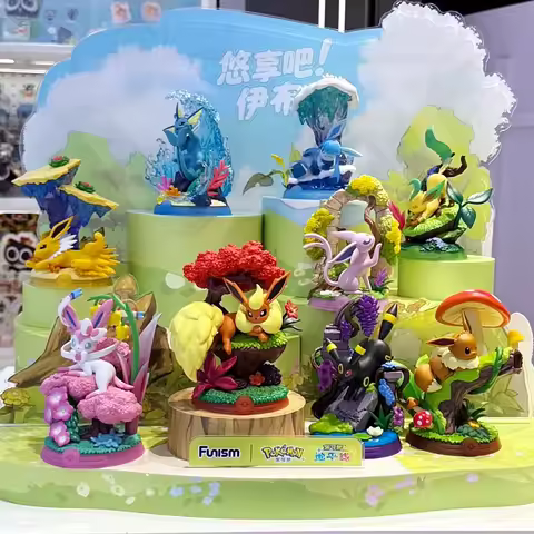 Hot Sale Funism Pokemon Eevee Series V3 Blind Box Trendy Toys Desktop Decoration Figurine Figurine C