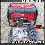 PROMO!!! HONDA Genset Generator Bensin 2500 2000 Watt Electric Starter