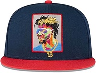 Ronald Acuna Jr Collector Series Fitted Baseball Cap - Navy Ball Caps for Men and Women - Baseball H