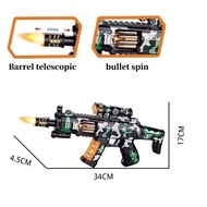 Toys Gun Sniper Army Rifle AWM Electric Machine Gun Pistol Toys light and sound Boleh Bunyi gentaran