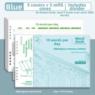 BAIZHI | Ebbinghaus Forgetting Curve Student Binder for English Words Memorization