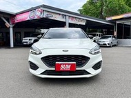 2019年福特 FOCUS ST-LINE 白 1.5 空力套件、抬頭顯示器、車前雷達、摸門、I-KEY、渦輪增壓