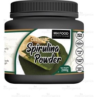 MH Food Organic Spirulina Powder - 200g, EXP 12/2024