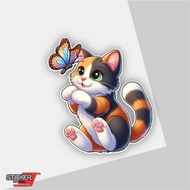 Cat stickers, cat stickers, butterfly stickers, light up stickers, hp, motorbike