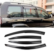 กระบังหน้าหน้าต่างกันลมกันฝนที่บังแดดที่บังแดดสำหรับ Toyota Land Cruiser Prado 120 FJ120 2003 2004 2