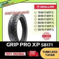 Swallow Grip Pro XP SB171 Motorcycle Tubeless Tyre 797 8090 90/80-17 1277 100/80x17tayar baru