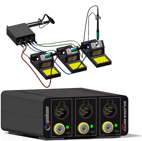 Soldering Channel Expander GEEBOON SW03 Soldering Switch 3 Channel Expander