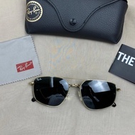 Kacamata Ray ban Gold Black Size 56 Second Original