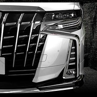 for Toyota Alphard 30 Series Front Bumper Trim Protector Strip Fog Lamp Fog Light Garnish Strip Chro