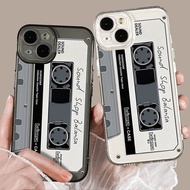 Retro Tape iPhone 15 pro max Phone Case 14 plus 13 pro 12 11 Shock-resistant MINI XS