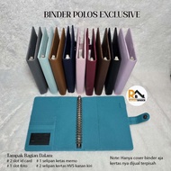 Best-selling Exclusive Color Plain Binder, available in A6/ 6 Holes, A5/ 20 Holes & B5/ 26 Holes