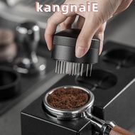 KANGNAI Coffee Espresso Stirrer, 51/58mm 21 Needle Espresso Needle Distributor, Universal with Base 