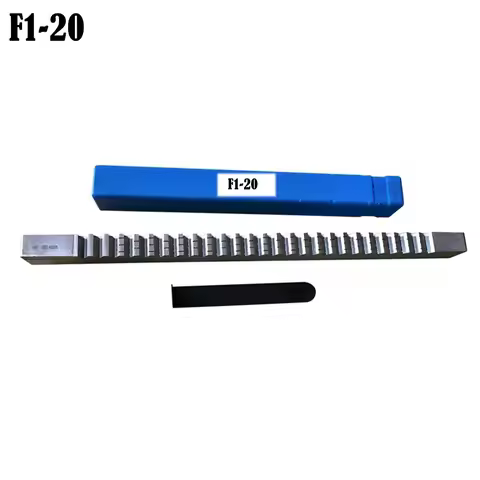 20mm HSS F Push-Type Keyway Broach with Shims American Push Knife Metric Sized CNC Keyway Cutting To