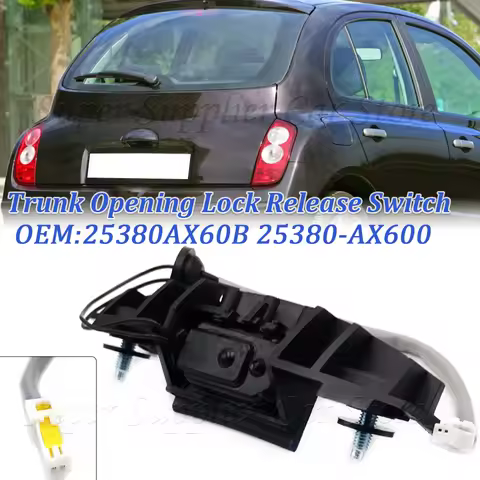 For Nissan Micra 2002 2003 2004 2005 2006 2007 2008-2010 Rear Boot Lid Tailgate Open Lock Release Sw