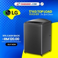 LG 17kg Top Load Washer with 6 Motion AI DIrect Drive Turbo Drum Scent+  Washing Machine - TV2517SV3