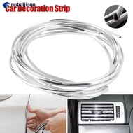 NOBELJIAOO 3m/4m/5m/6m Car Door Edge Scratch Air Conditioning Automotive Output Decoration Strip Gri