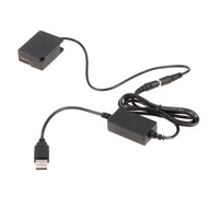DMW-BLC12 Dummy  Adapter DC Coupler 5V 2A USB Cable for Panasonic FZ200 FZ300 FZ1000 FZ2500 G5 G6 G7