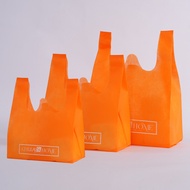 High Quality Non-Woven Sando Eco Bag Reusable vest Bag Christmas Shopping Gift Giveaway Bag