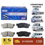 Front Brake Pad Suzuki Transformer DA63T DA64V DA64W DA17V DA17W DA65 DA65T Disc Pad Brake Pad