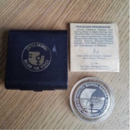 Malaysia Coin - 1986 United Nations Decade for Women 25 Ringgit Proof Silver Coin