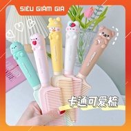 Colorful Orange Rabbit Bear Plastic Hand Comb