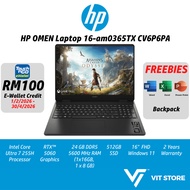 HP OMEN Laptop 16-am0365TX CV6P6PA U7-255H 24GB DDR5 5600MHz 512GB SSD RTX5060 8GD6 16" 2K 144Hz W11