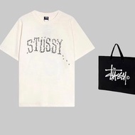 STUSSY 2023春夏新款 螞蟻字母印花短袖T恤
